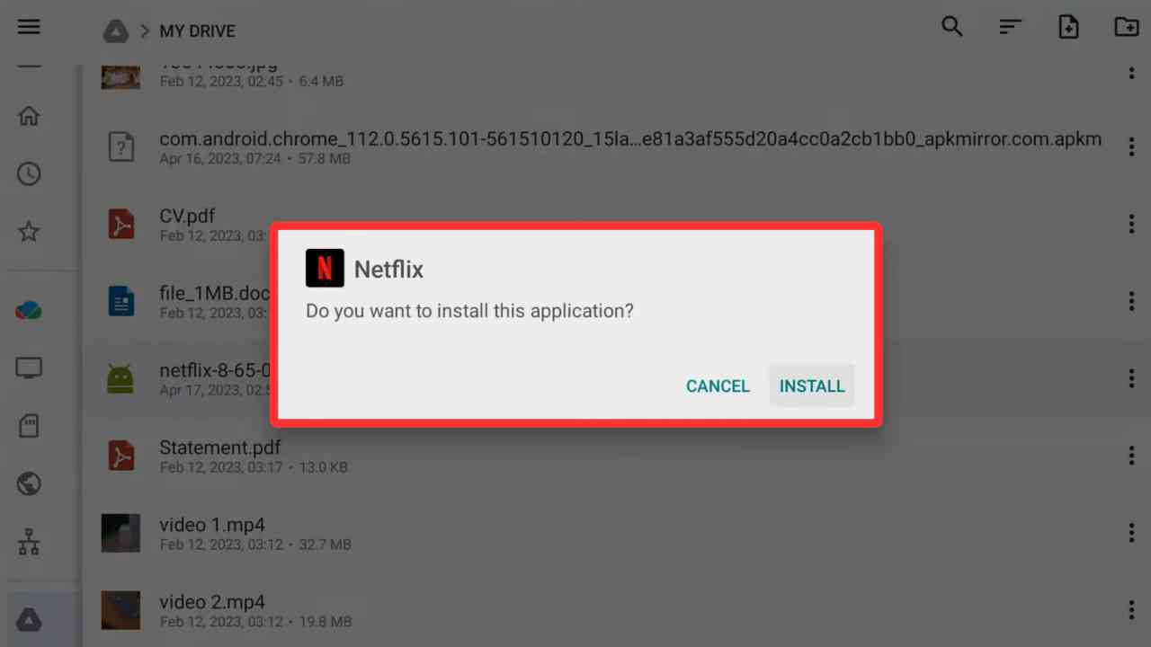 Install Netflix Mod APK For Android TV 2